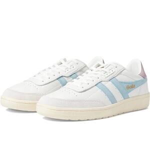 Gola Falcon White Blue Lavender Leather Classic Sneakers size 10